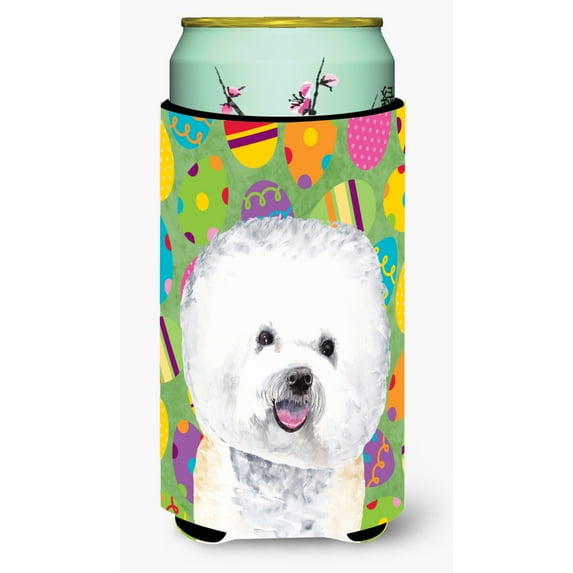 Bichon Frise Easter Eggtravaganza Tall Boy Hugger