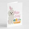 thumbnail image 1 of Bichon Frise Easter Greeting Cards and Envelopes Pack of 8 7 in x 5 in, 1 of 3