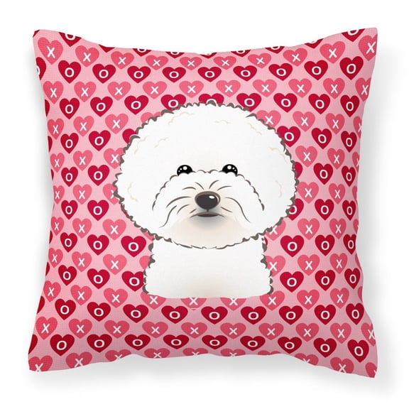 Bichon Frise Fabric Decorative Pillow