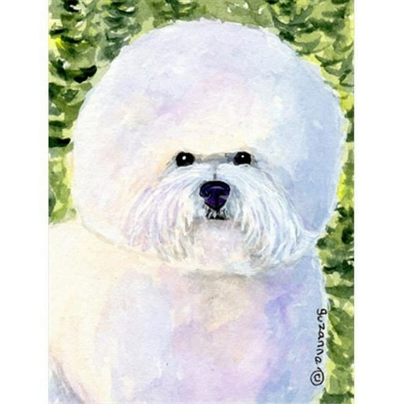 Bichon Frise Flag Canvas - House Size