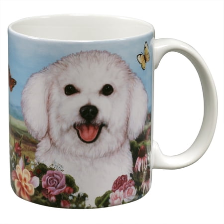 Bichon Frise Garden Party Fun Mug