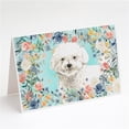 thumbnail image 1 of Bichon Frise Greeting Cards & Envelopes - Pack of 8, 1 of 1