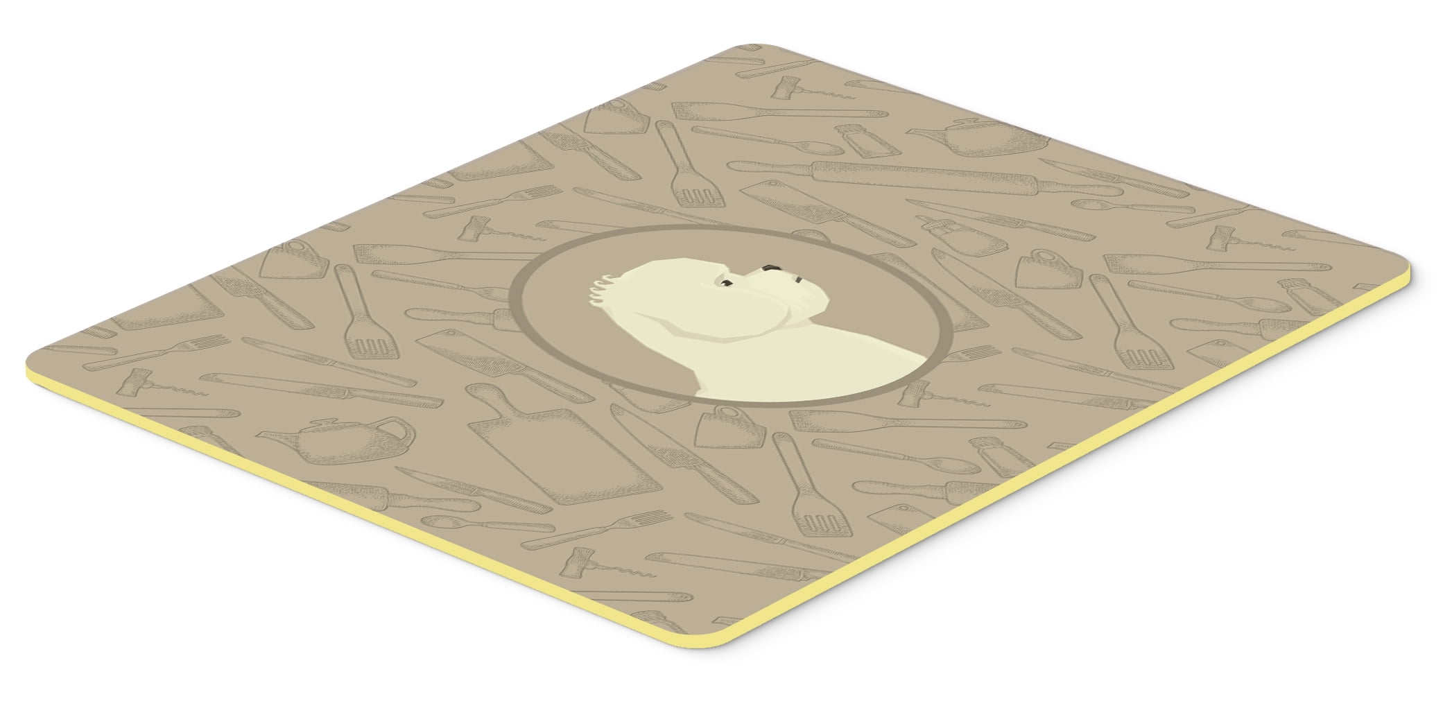 Bichon Frise In the Kitchen Kitchen or Bath Mat 24x36