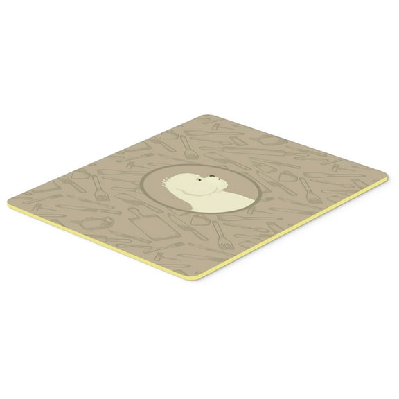 Bichon Frise In the Kitchen Kitchen or Bath Mat 24x36