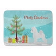 thumbnail image 1 of Bichon Frise Merry Christmas Tree Machine Washable Memory Foam Mat, 1 of 2