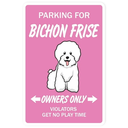 Bichon Frise Security [3 Pack] of Vinyl Decal Stickers | Indoor/Outdoor | Funny decoration for Laptop, Car, Garage , Bedroom, Offices | SignMission