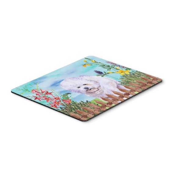 Bichon Frise Spring Mouse Pad, Hot Pad or Trivet