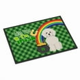 thumbnail image 1 of Bichon Frise St. Patrick's Day Indoor or Outdoor Mat 24x36 36 in x 24 in, 1 of 5