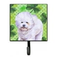 thumbnail image 1 of Bichon Frise St Patricks Leash or Key Holder Green, 1 of 1