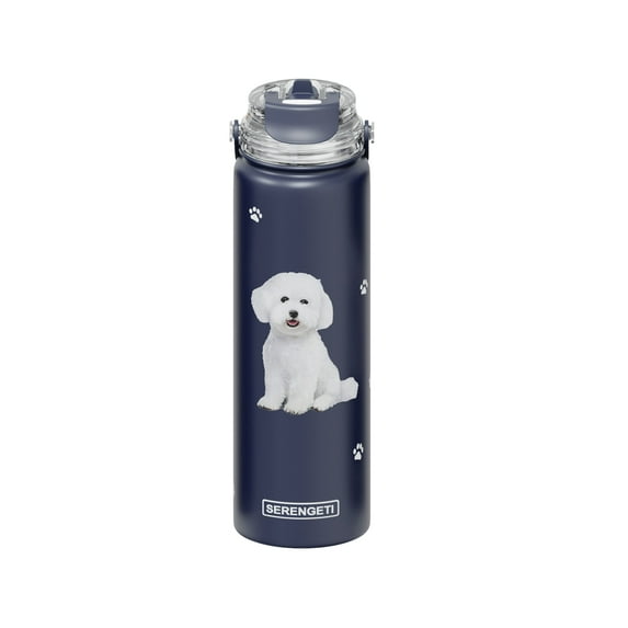 Bichon Frise Water Bottle Stainless Steel Water Bottle 24 Oz. SERENGETI