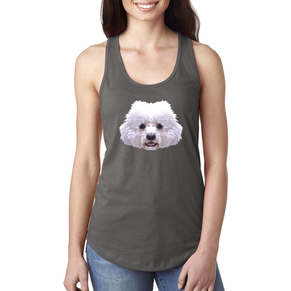 Bichron Dog Animal Lover Ladies Racerback Tank Top
