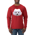 thumbnail image 1 of Bichron Dog Animal Lover Mens Long Sleeve Shirt, 1 of 1