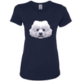 thumbnail image 1 of Bichron Dog Animal Lover Womens Graphic T-Shirt, 1 of 1