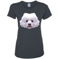 thumbnail image 1 of Bichron Dog Animal Lover Womens Graphic T-Shirt, 1 of 1