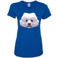 thumbnail image 1 of Bichron Dog Animal Lover Womens Graphic T-Shirt, 1 of 1
