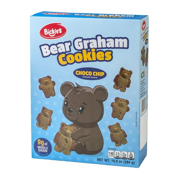 Bickies Bear Graham Cookies Chocolate Chip 10oz