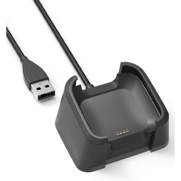 Bicmice Charger for Fitbit Versa/Versa Special Edition(SE)/Versa Lite Watch USB Magnetic Charging Cable Stand Replacement for Fitbit Versa Charger(1M/3.3Ft)