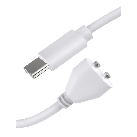 Bicmice Magnetic USB Type C DC Charger Cable 2.6Ft Replacement Charging Cord-(6mm/0.24in)