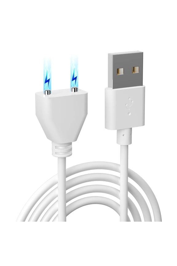 USB Magnetic Charging Cable Replacement Charger Cord for Wand Massager Rechargeable Toys (8MM/0.31In)