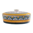 thumbnail image 1 of Bico Havana Ceramic 8.8 inch Tortilla Warmer, Tortilla Server with Lid, Taco Holder for Mexican Fiesta Party, Taco Tuesday, Microwave and Dishwasher Safe, 1 of 5