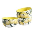 thumbnail image 1 of Bico Lemon Dreams Ceramic Bowls Set of 4, 26oz, for Pasta, Salad, Cereal, Soup & Microwave & Dishwasher Safe, 1 of 3