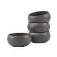 thumbnail image 1 of Bico Reactive Glaze Dark Grey Cereal Bowls Set, Set of 4, Microwave and Dishwasher Safe, for Cereal, Soup, Noodles, 1 of 3