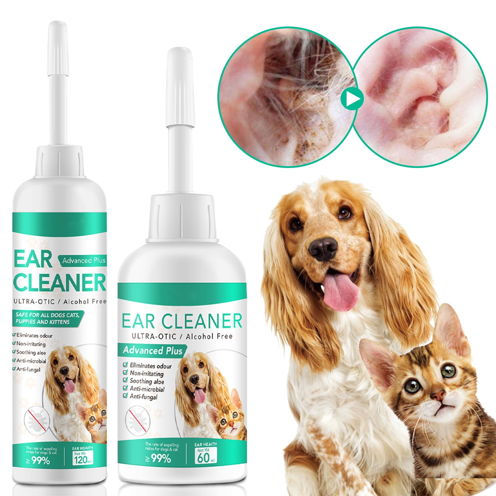 Bicoasu 2024Clearance! Ear Cleaner For Dogs Ear Cleaner For Dogs Ear