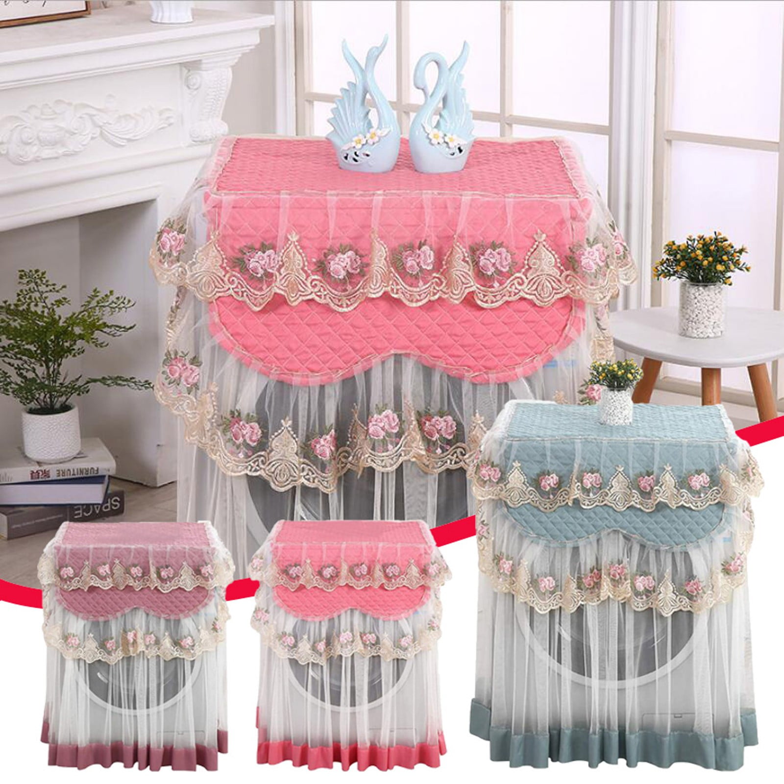Bicoasu 2024Clearance! Washing machine cover lace drum new washing