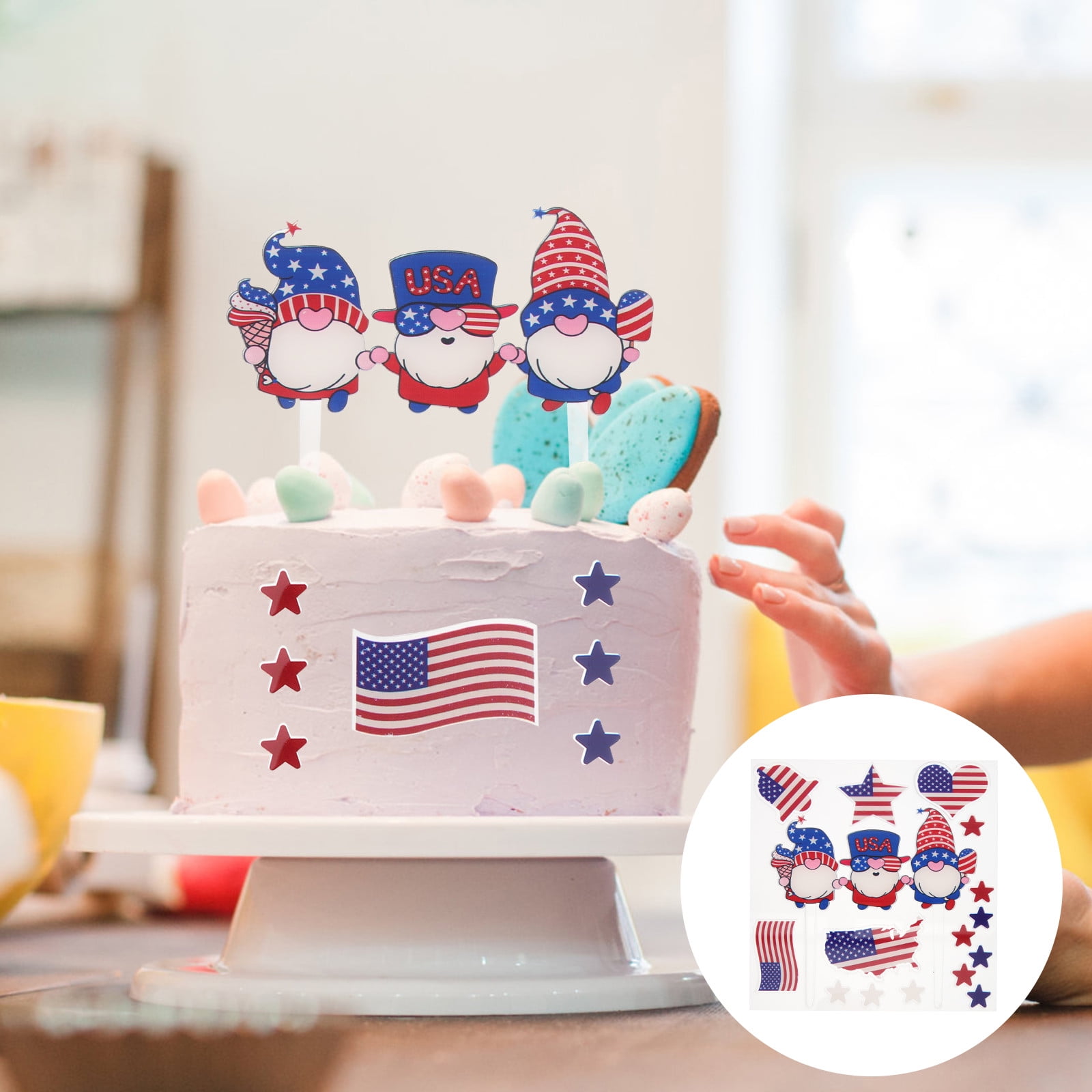 independence day cake toppers