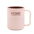 thumbnail image 1 of Bicolor wash cup Household toothbrush gargle Plastic thickened toothbrush cup with handle, 1 of 5