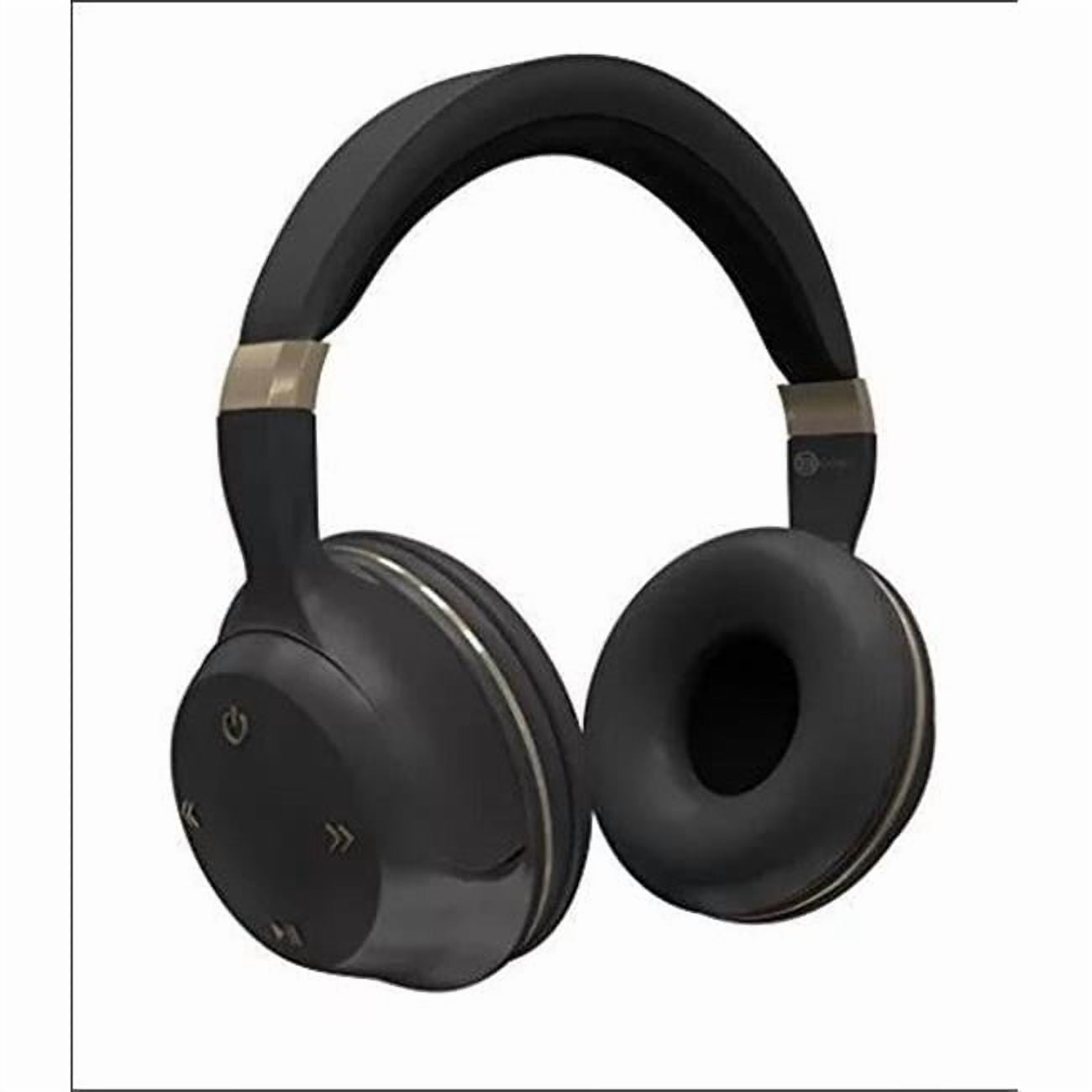Biconic Bluetooth Adjustable Hands Free Wireless Control Stereo Headphones, Gold