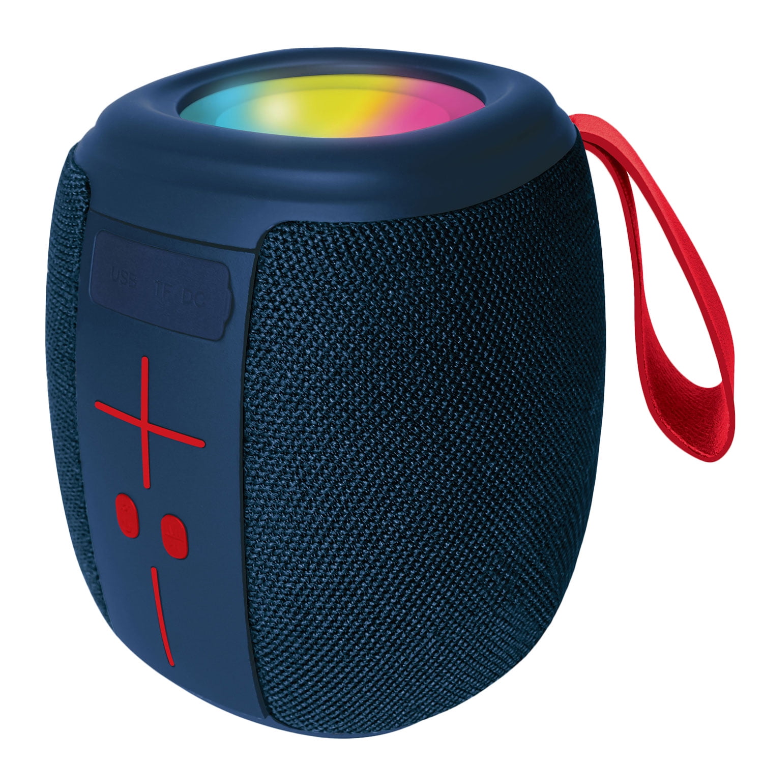 Biconic Oval Portable Bluetooth Speaker Navy for Shower