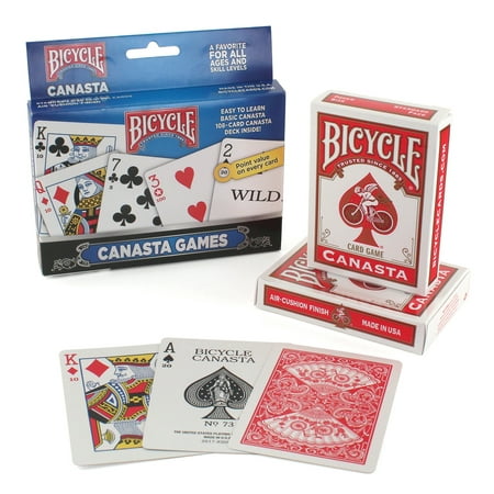 Bicycle 1023140 2-Piece Canasta Card Games Standard, Limited Edition