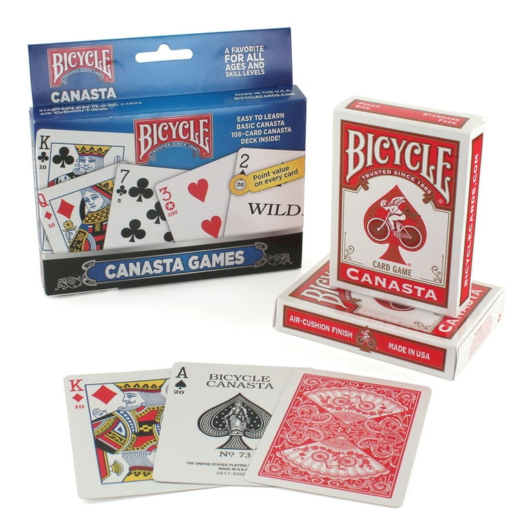 Bicycle 1023140 Canasta Games Playing Cards, Original