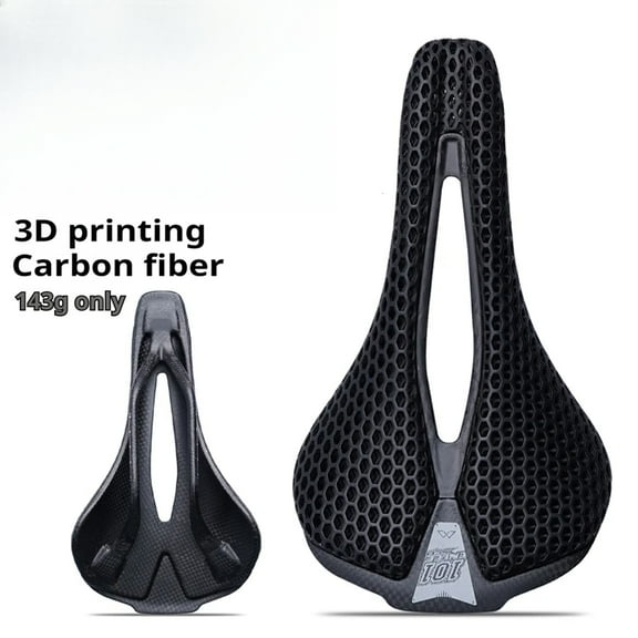 Bicycle 3D Printed Saddle Ultralight Carbon Fiber Road Mountain Bike Nylon Cushion Comfortable 3D MTB Saddle Seat