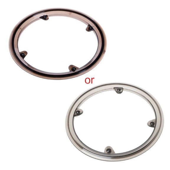 Bicycle 4-hole transparent chainring guard - brown