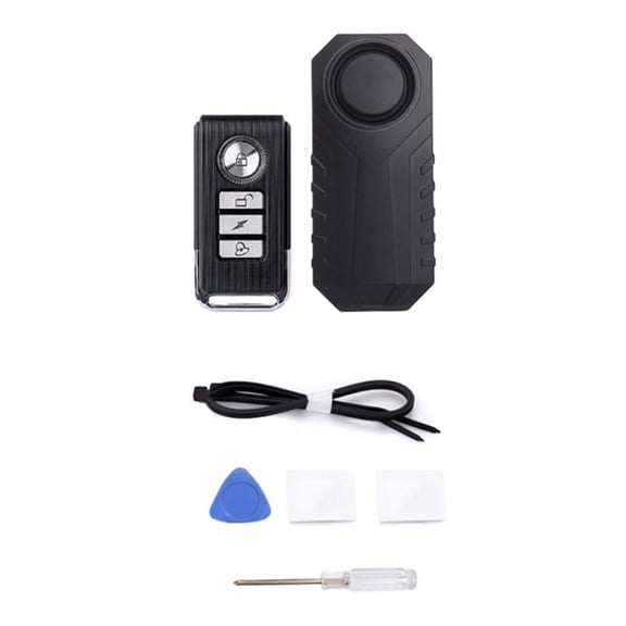 Bicycle Alarm Bell 113dB Electric Bike Horn Motorbike Security Anti Theft Wireless Remote Control Vibration Detector