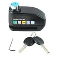 Bicycle Alarm Disc Lock Security Alarm Disc Brake Lock Riding Equipment