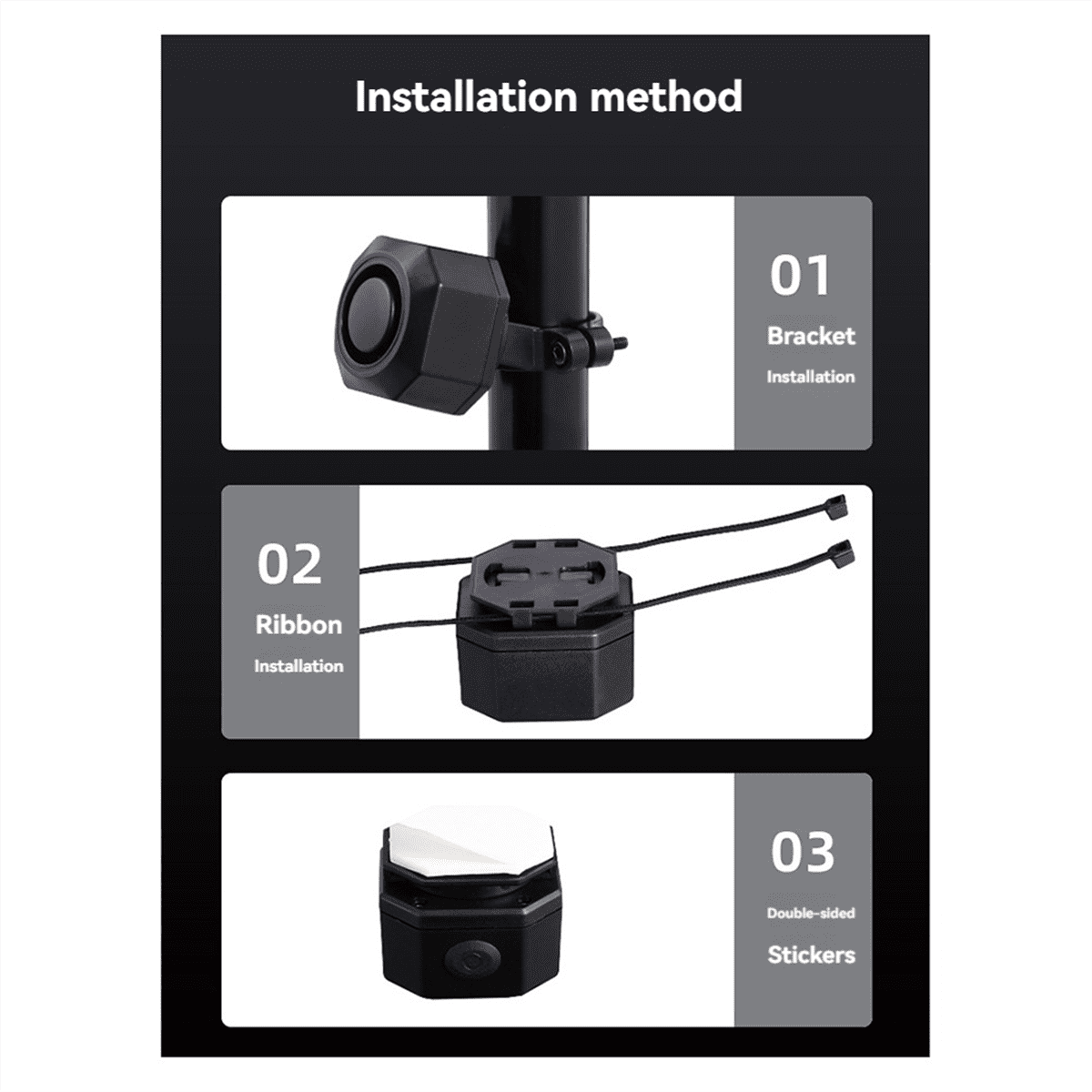 Bicycle Alarm System Rechargeable, AntiTheft Accessories,Vehicle Theft