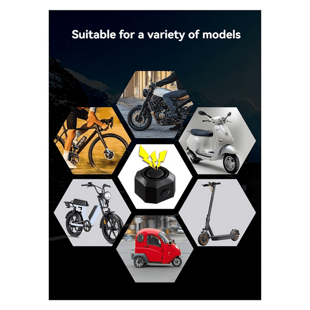 Bicycle Alarm System Rechargeable, AntiTheft Accessories,Vehicle Theft