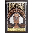 thumbnail image 1 of Bicycle Architectural Wonders of The World Playing Cards, Black, 1 of 8