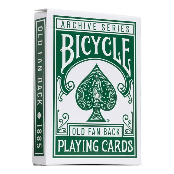 Bicycle Archive Series Old Fan Back 1885 Playing Cards, Poker Size Standard Index