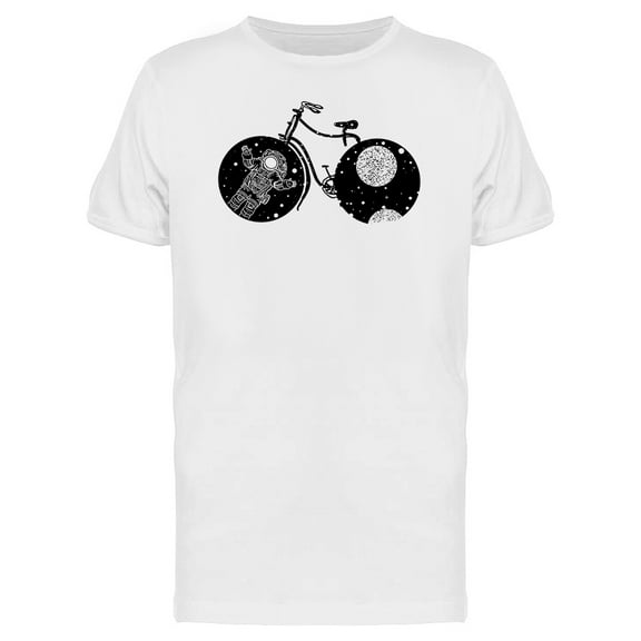 Bicycle Art Tattoo T-Shirt Men -Image by Shutterstock, Male Medium