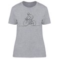 thumbnail image 1 of Bicycle Athlete T-Shirt Women -Image by Shutterstock, Female Large, 1 of 2