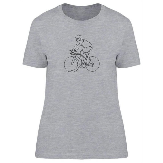 Bicycle Athlete T-Shirt Women -Image by Shutterstock, Female Small