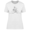 thumbnail image 1 of Bicycle Athlete T-Shirt Women -Image by Shutterstock, Female x-Large, 1 of 2