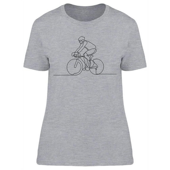 Bicycle Athlete T-Shirt Women -Image by Shutterstock, Female x-Large