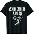 thumbnail image 1 of Bicycle BMX Mountain Bike Funny Men's Short Sleeve T-Shirt Black Casual Tee, 1 of 5