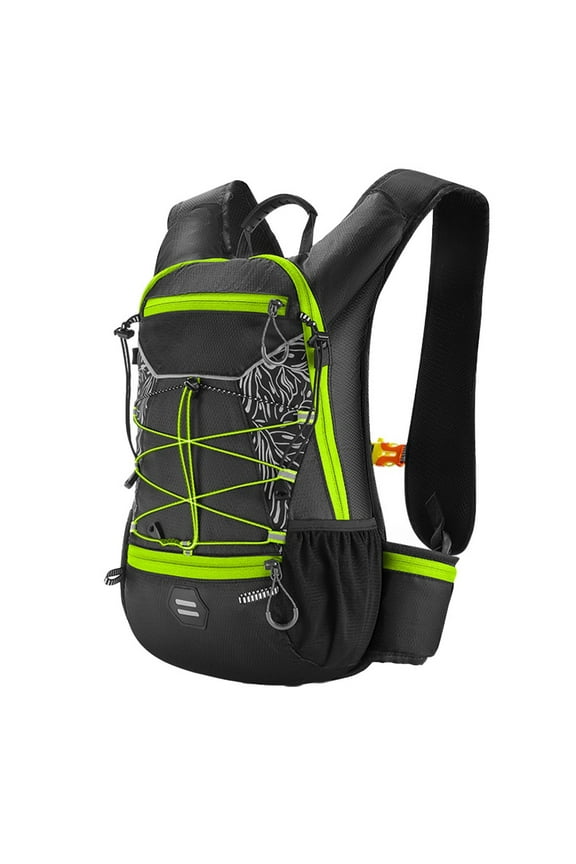 Bicycle Bag Cycling Backpack Multifunctional Bike Large Capacity Reflective Green