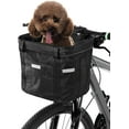 thumbnail image 1 of Bicycle Basket Front Detachable Waterproof Bike Handlebar Basket Pet Carrier Frame Bag, 1 of 3